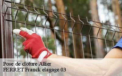 Pose de cloture 03 Allier FERRET Franck elagage 03