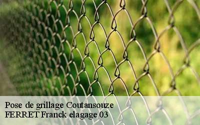 Pose de grillage  coutansouze-03330 FERRET Franck elagage 03