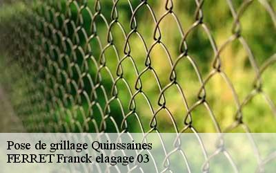 Pose de grillage  quinssaines-03380 FERRET Franck elagage 03