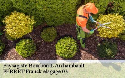 Paysagiste  bourbon-l-archambault-03160 FERRET Franck elagage 03