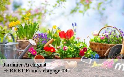 Jardinier  archignat-03380 FERRET Franck elagage 03